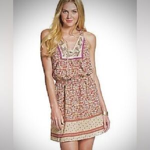 ⭐️BOGO FREE⭐️ JESSICA SIMPSON “Tamara” Bohemian EUC Halter Sundress